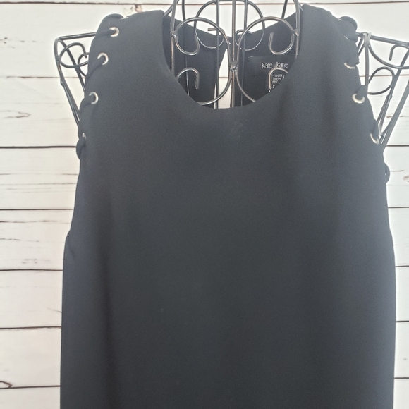 Karen Kane Black Sleeveless Shift Dress - Picture 5 of 10